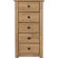 Tetteh 5 Drawer Narrow Chest Of Drawers