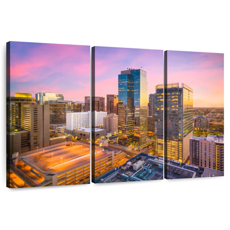 Nicci Phoenix Cityscape, 28" H x 45" W