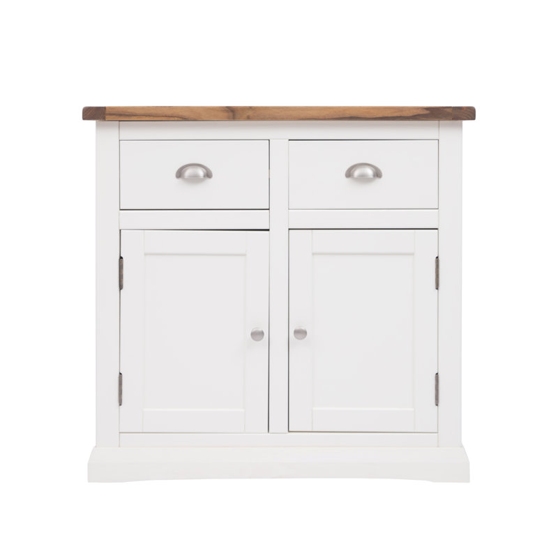 Watson 84cm Sideboard, Off White/Brown