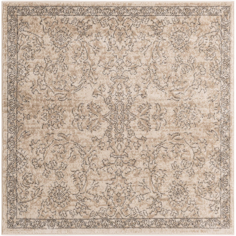 Gautier Floral Indoor Rug, Square 4'1"