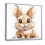 Caricature de l'adorable bébé lapin I - Lapin, art mural-313631255-486458486