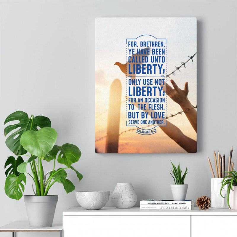 Liberty - Wrapped Canvas Print, 76cm H x 61cm W