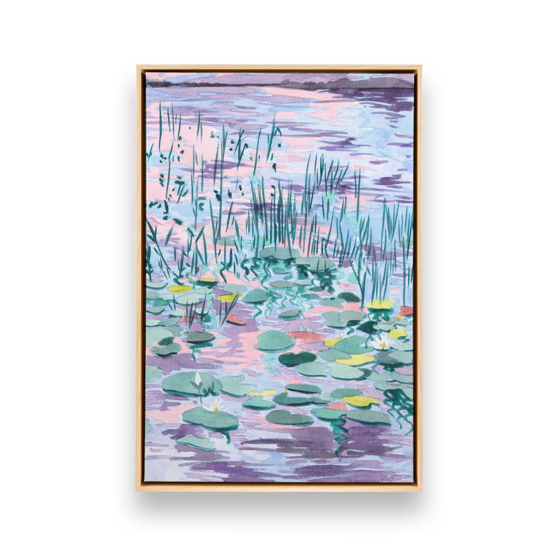 «Blush of the Sunset Sun I» par Melissa Wang, reproduction d'art, H 16 po x l 12 po, Tanné