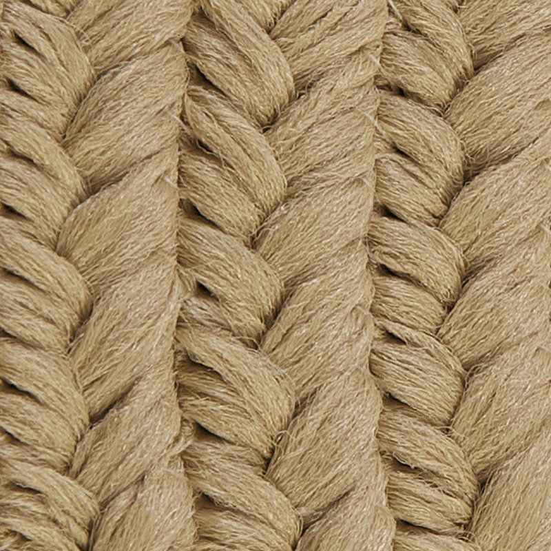 Tapis de couleur naturelle tressé à la main Zoya, Tapis de couloir 2 pi x 5 pi
