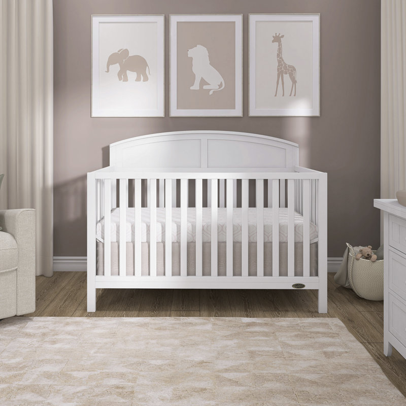 Lit de bébé convertible 5 en 1 Jpma & Greenguard Gold certifié Sherbrooke, Blanc