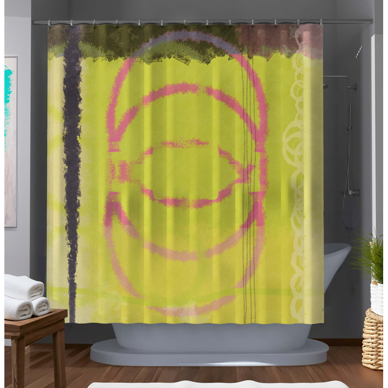 Rideau de douche abstrait Boleslaus