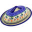Spring Flowers Stoneware Butter Dish