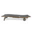 Chaise longue 2 pièces, gris, structure en bois, siège, plateau latéral pour la détente, assemblage requis, couleur grise, structure, dossier, plateau coulissant, météo,