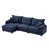 Chenille bleu sélectionné