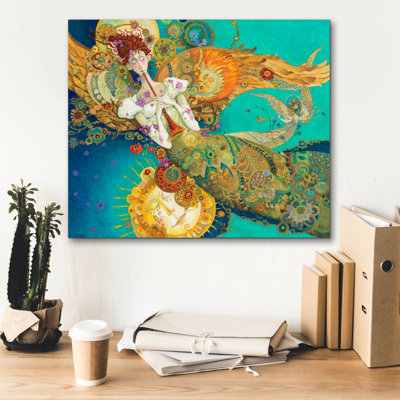 Bungalow Rose 'Rejoice' by David Galchutt Canvas Wall Art