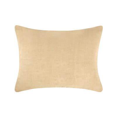 Taie décorative standard en tissu de chanvre Paloma