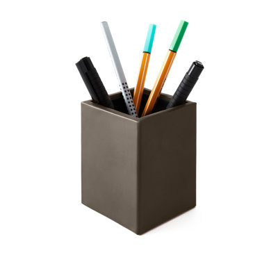 Camellia Leather Pen Holder