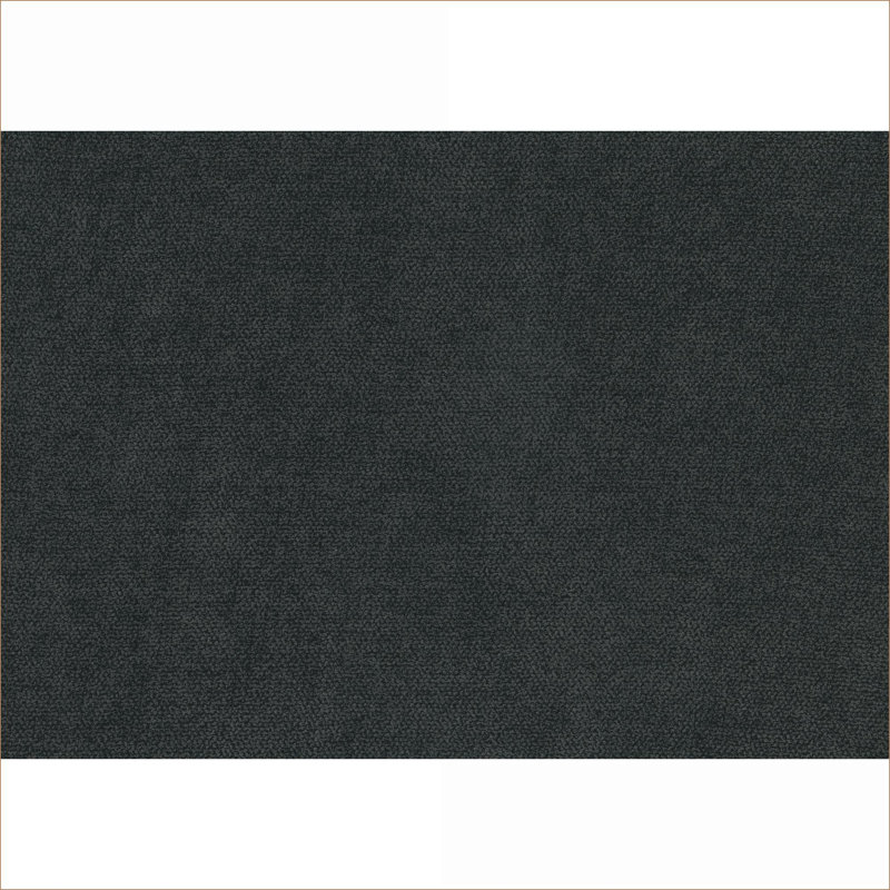 Fauteuil d'appoint capitonné Modern Channel, tissu texturé gris anthracite, structure en bois massif, fauteuil pour adulte