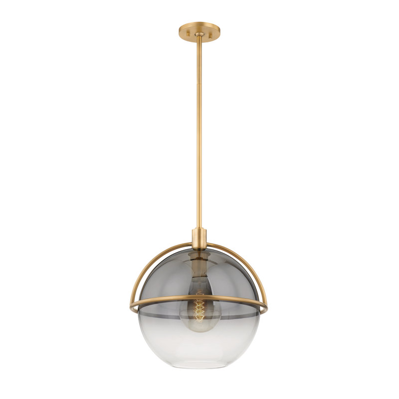 Ivins 1-Light Pendant, 16.5" H x 15.75" W x 15.75" D