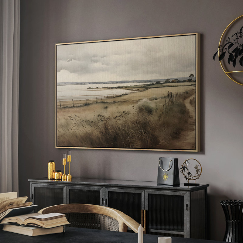 "Vintage Landscape -DXCIV" sur toile, H 17 po x l 25 po