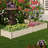 Wooden Raised Garden Bed w/ 2 Planter Boxes Divider Open-Ended Base for Flower