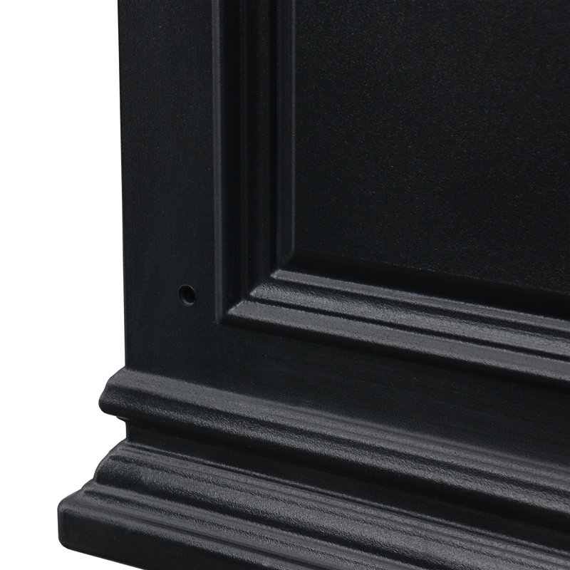 Takeia Square Planter Box, Black