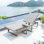 Outdoor Chaise Lounge Set with Table