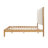 Ardin Solid Wood Bed with Boucle Headboard-1690676284-1690676286