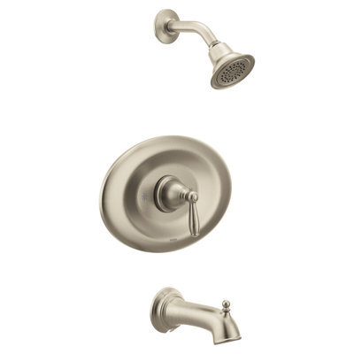 Brantford Conversion Tub and Shower Faucet with Metal Lever Handle