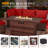 4 - Person Outdoor Wicker Patio Conversation Furniture Set With Fire Pit Table-1136417665