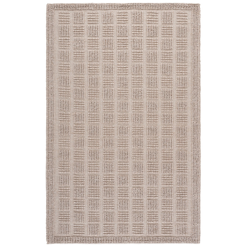 Natura Hand Woven Wool; Cotton; Recycled P.E.T Solid Color Indoor Rug, Rectangle 8' x 10'