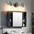 SOLFART Brushed Nickel Bathroom Light Fixtures Wall Lighting Sconce(3 Lights) Over Mirror-1034334893