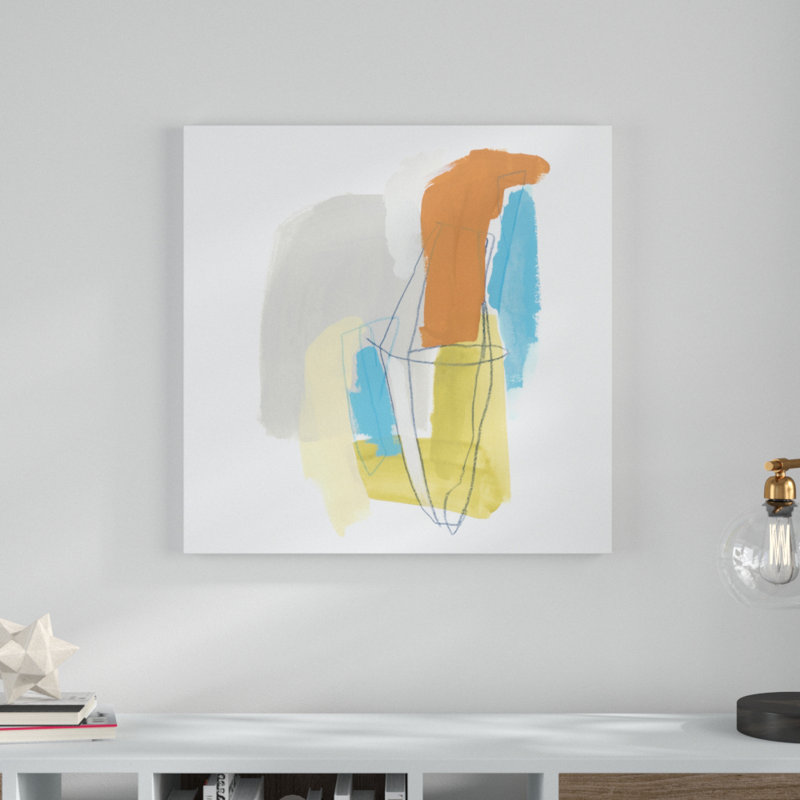 «Allegro I», peinture sur toile, H 30 po x l 30 po