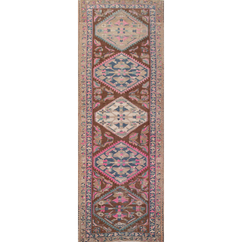 Tapis de couloir brun 4 x 11