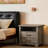 Rustic 22" W Bedside Table Nightstand With 2 Drawers, Open Shelf, Metal Handle Accent, Multi-Color Options-1636297664