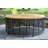 Dochi Round Metal Outdoor Coffee Table , 38'' in. W 38'' in. D-596145154