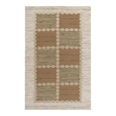Scandinavian Wool Geometric Area Rug