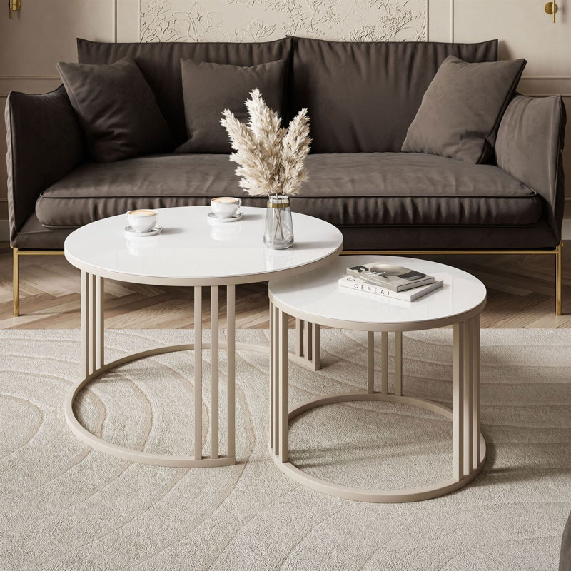 Frame Coffee Table, White
