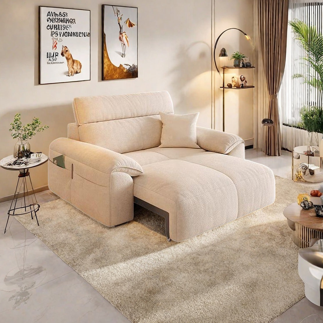 Image showcasing Hokku Designs Modern Minimalistic Sofa | Wayfair