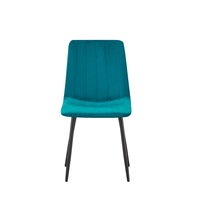 Ashlee Upholstered Dining Chair, Turquoise