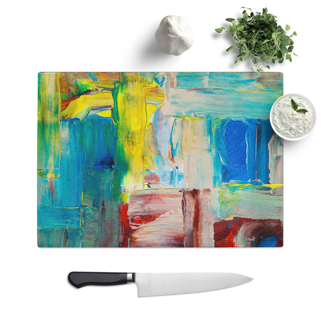 Tempered Glass Art Painting Vol.361 Chopping Board