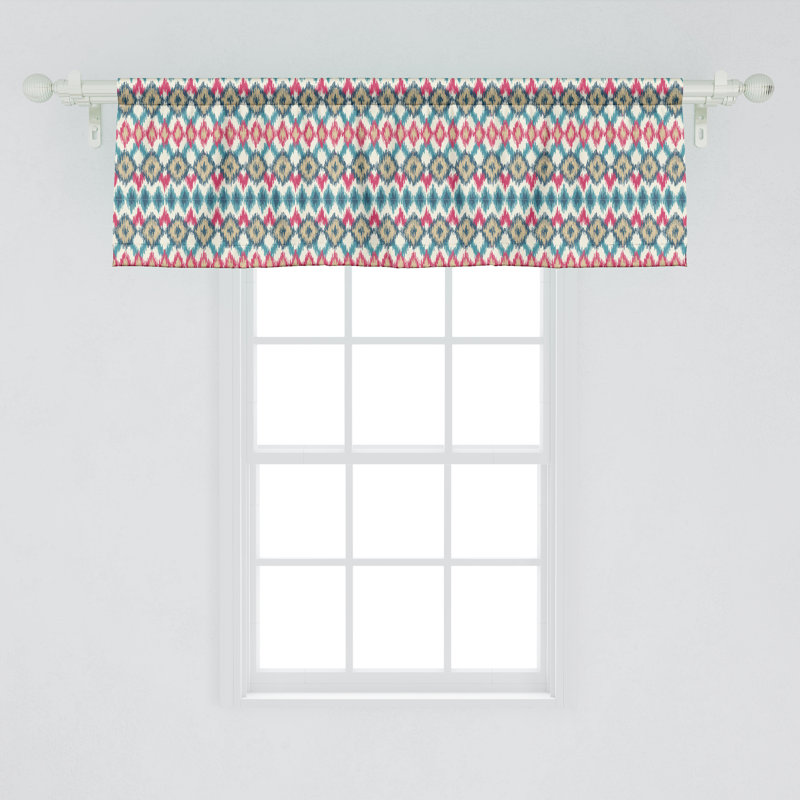 Ensemble de 2 cantonnières Ambesonne Ikat, L 54 po x L 12 po