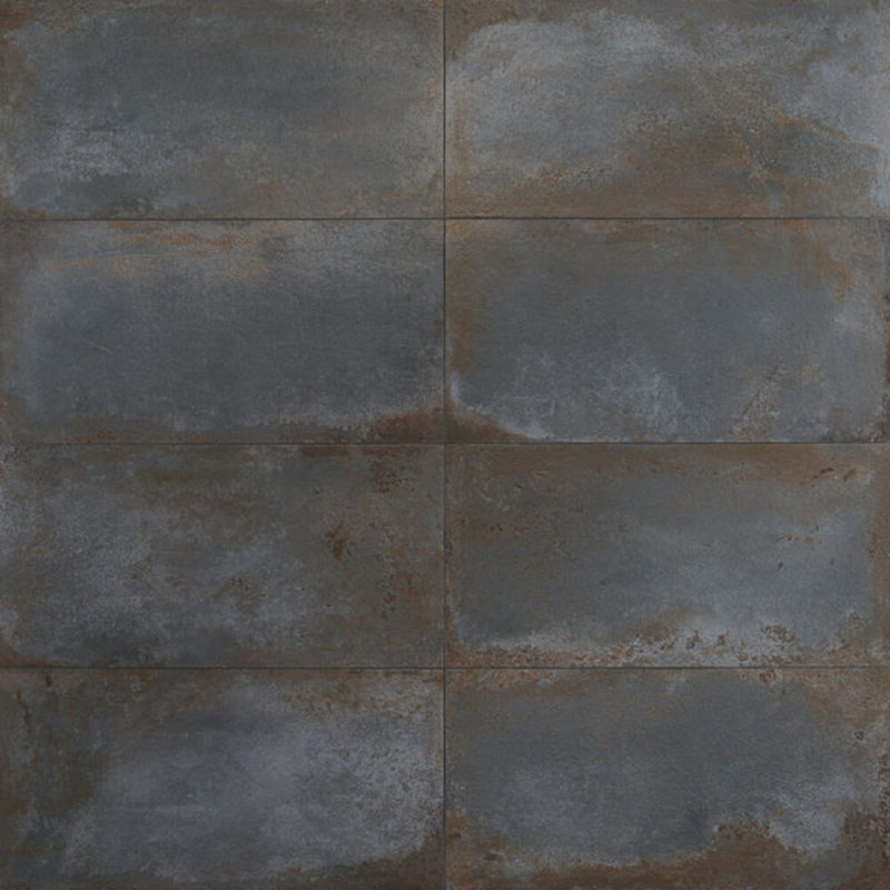 Angela Harris Flatiron 12X24 Matte Porcelain Tile, Black