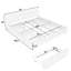California King Size Upholstered Bed ,Comfortable Upholstered Bed Frame, Chenille Fabric, With Headboard And Solid Bed Frame