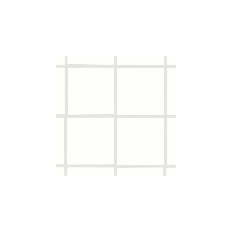Color Wheel Mosaics 2" x 2" Straight Joint Mosaic (Set of 12), Arctic White