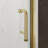 30"-32"W X 72"H Semi-Frameless 180° Rotatable Pivot Shower Door Bifold Frameless Shower Door With 1/4 Inches Tempered Glass-120343714