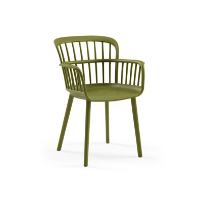 Modern Khaki Chair Set (2 Pieces), 18.1 x 30.7 x 16.9 inches | 100% Polypropylene, Durable & Stylish | Perfect for Dining Room or Living Space, Solid Color Design, Comfortable Seating for Any Occasion