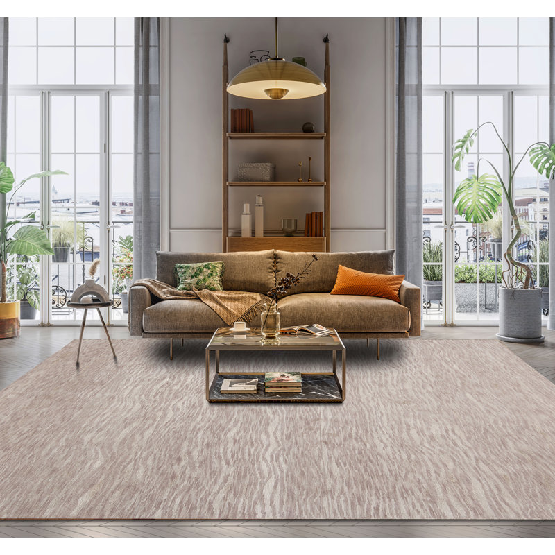 Tapis rectangulaire Modern Tibet III, Échantillon 2 pi x 3 pi