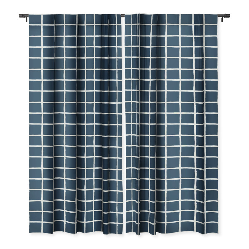 Rideau occultant en polyester Wryder, L 50 po x L 108 po