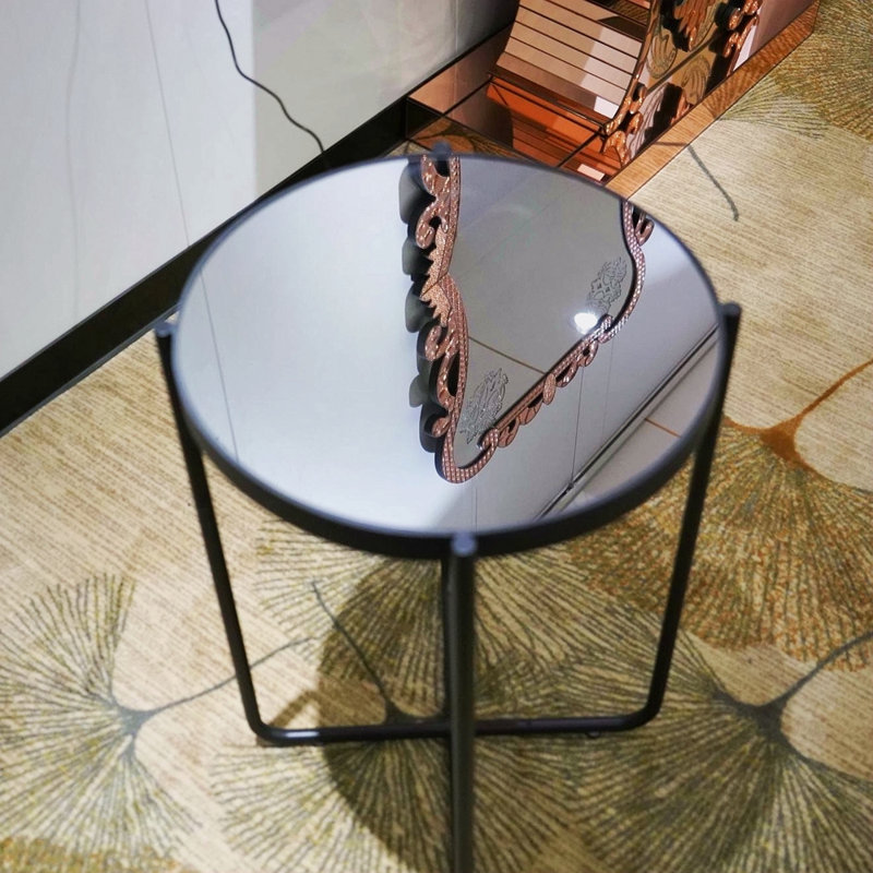 Led Round End Table