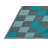 Machine Washable Checkered Gray Area Rug-536682494