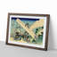Fuji from the Mountains of Totomi by Katsushika Hokusai - Framed Print-55577719-55577720
