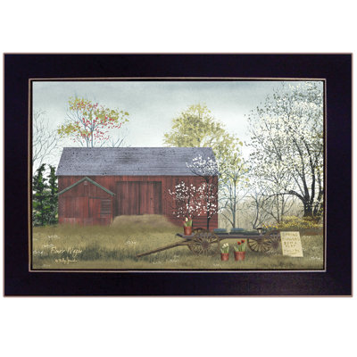 Flower Wagon Framed Wall Art for Living Room, Home Wall Decor Framed Print by Billy Jacobs