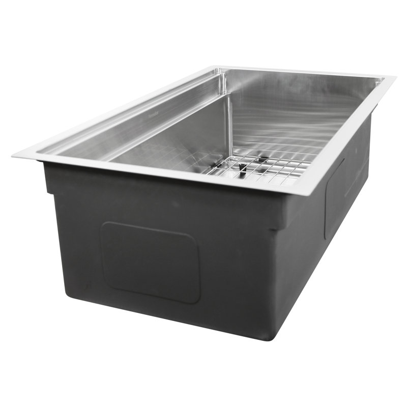 Pro Series Small Radius Undermount Stainless  Kitchen Sink with Accessories