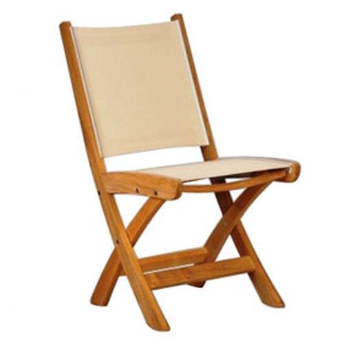 St. Tropez Outdoor Dining Side Chair, Canvas Taupe Sunbrella® Canvas